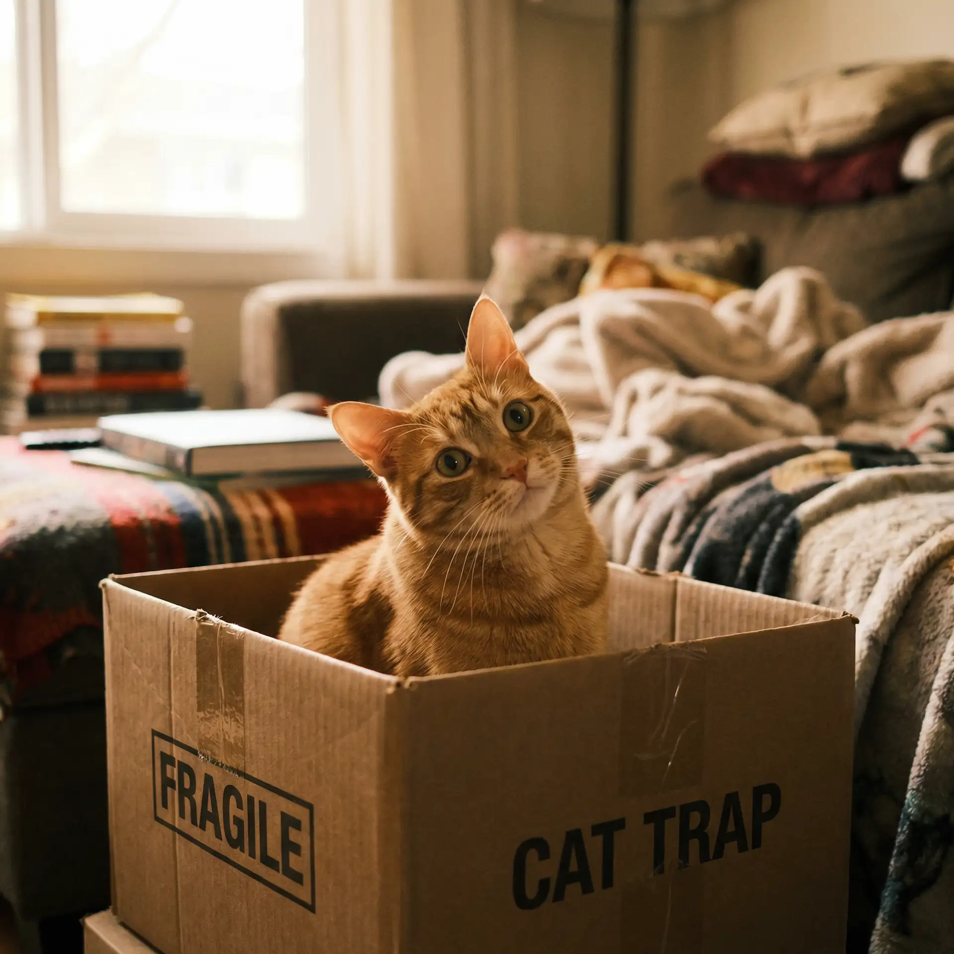 橘猫躲在纸箱里 - 一个人看的www高清在线动漫